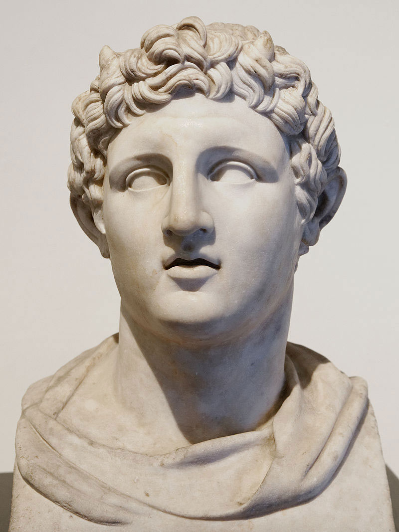 Fig. 13. Bust of Demetrius Poliorketes. Naples, National Archaeological Museum.