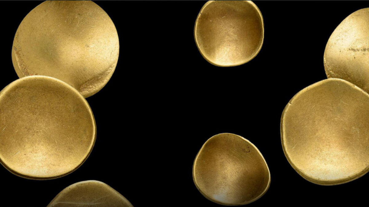 Selection of the Celtic gold coins from Brandenburg. Image: M. Pilekić