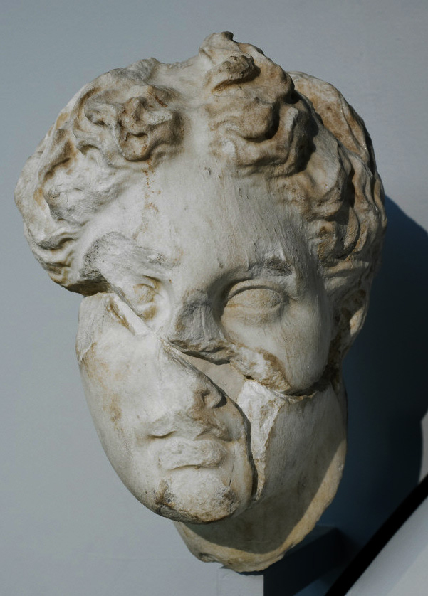Fig. 2. Head of Apollo from the Mausoleum at Halicarnassus. The British Museum