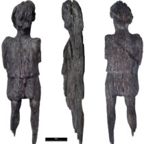 Archaeologists uncover rare Roman wooden figure