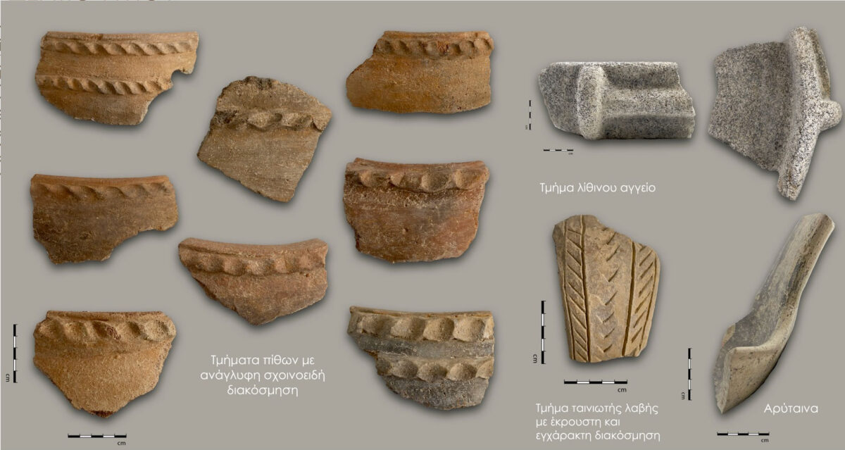 Fig. 10. Finds from the excavations at Ancient Tenea (image: MOCAS)