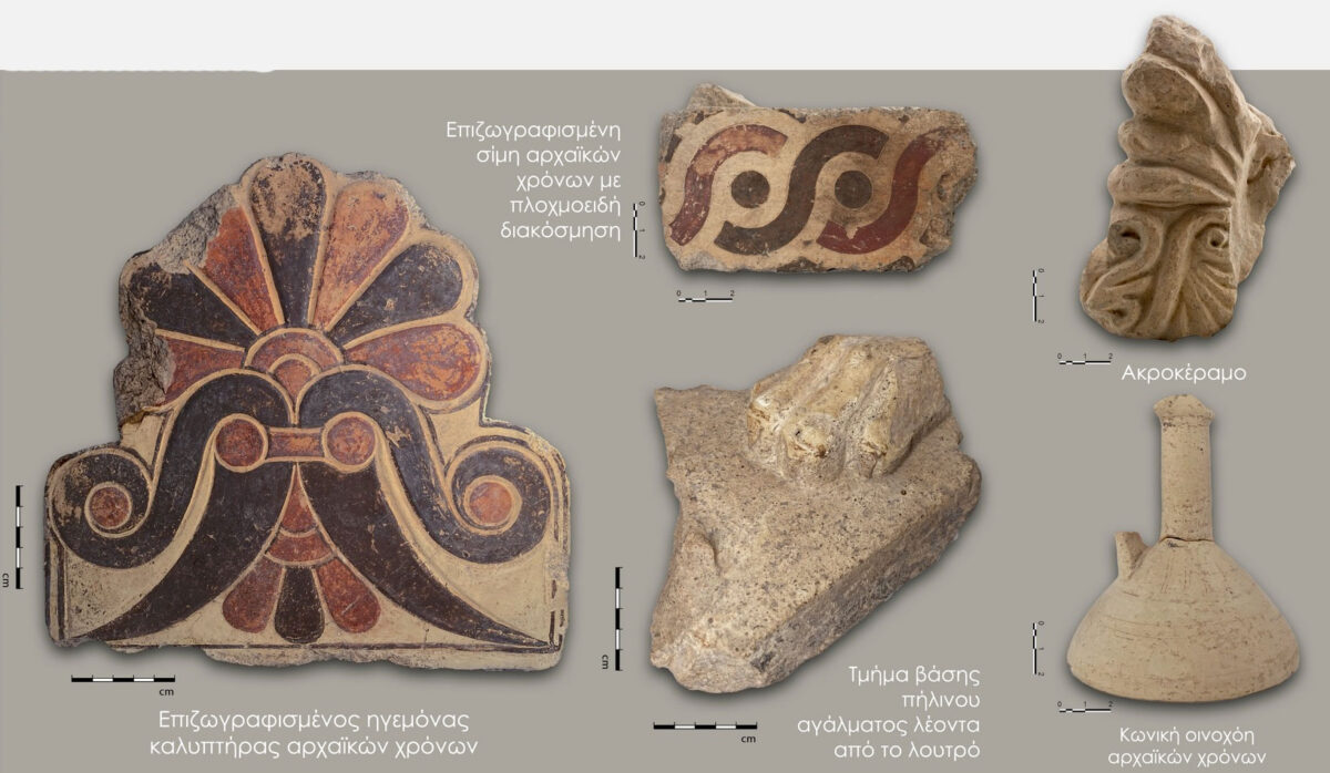 Fig. 2. Finds from the excavations at Ancient Tenea (image: MOCAS)
