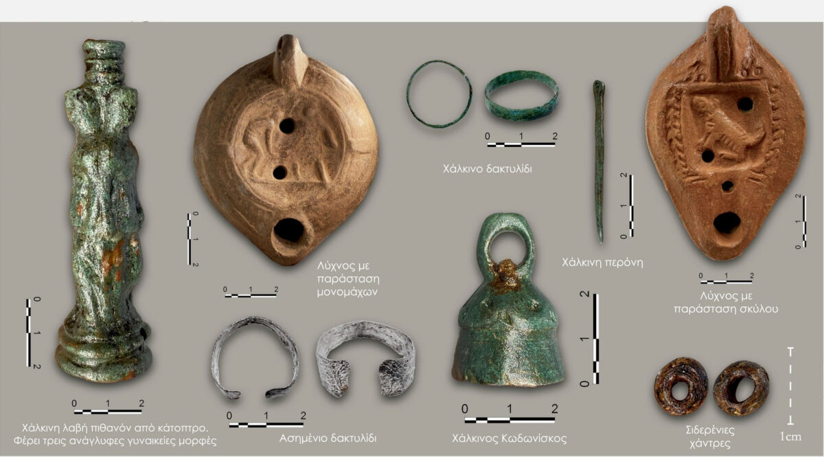 Fig. 3. Finds from the excavations at Ancient Tenea (image: MOCAS)