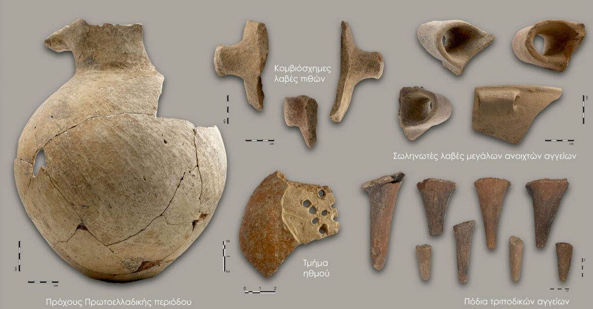 Fig. 9. Finds from the excavations at Ancient Tenea (image: MOCAS)