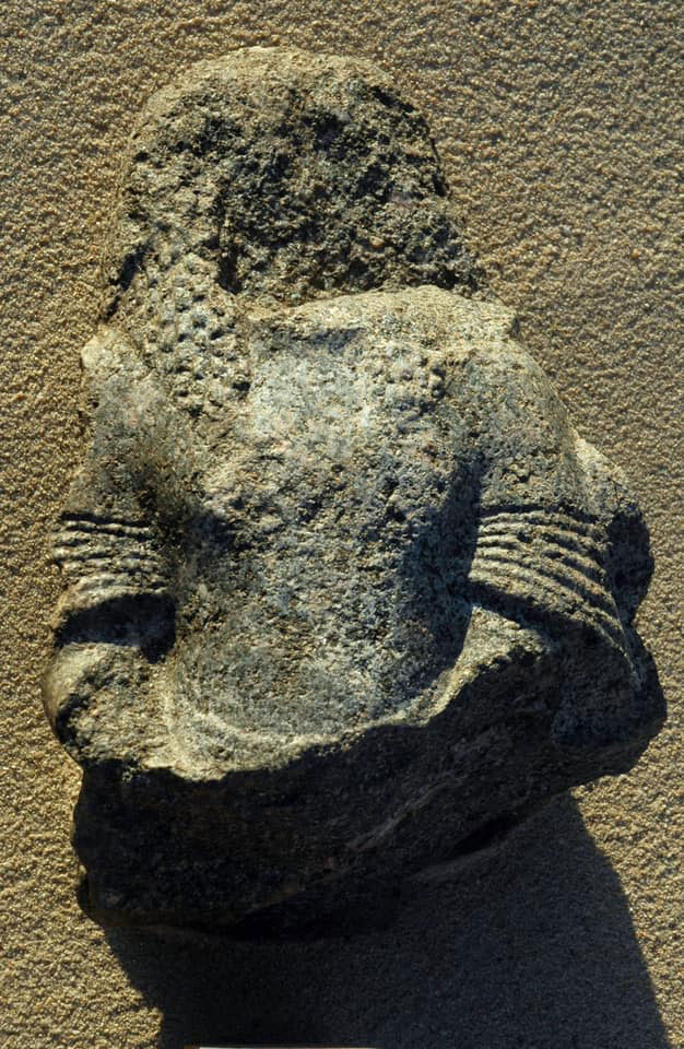 Part of a statue, Temple of Amenhotep III at Kom El Hetan. MoTA, Egypt. 