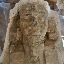 Sphinx and Sekhmet statues found at Pharaoh Amenhotep III’s mortuary temple