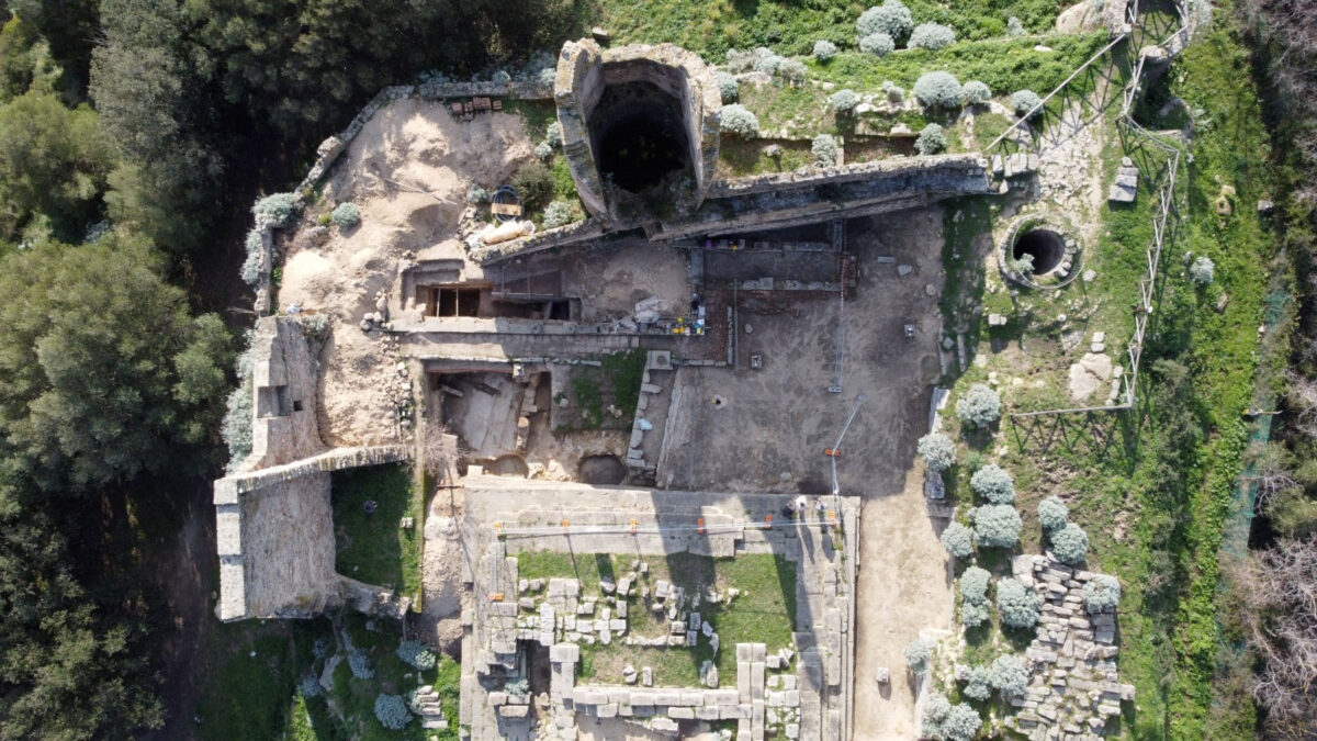 View of the excavation. Image credit: Parco Archeologico di Paestum & Velia.