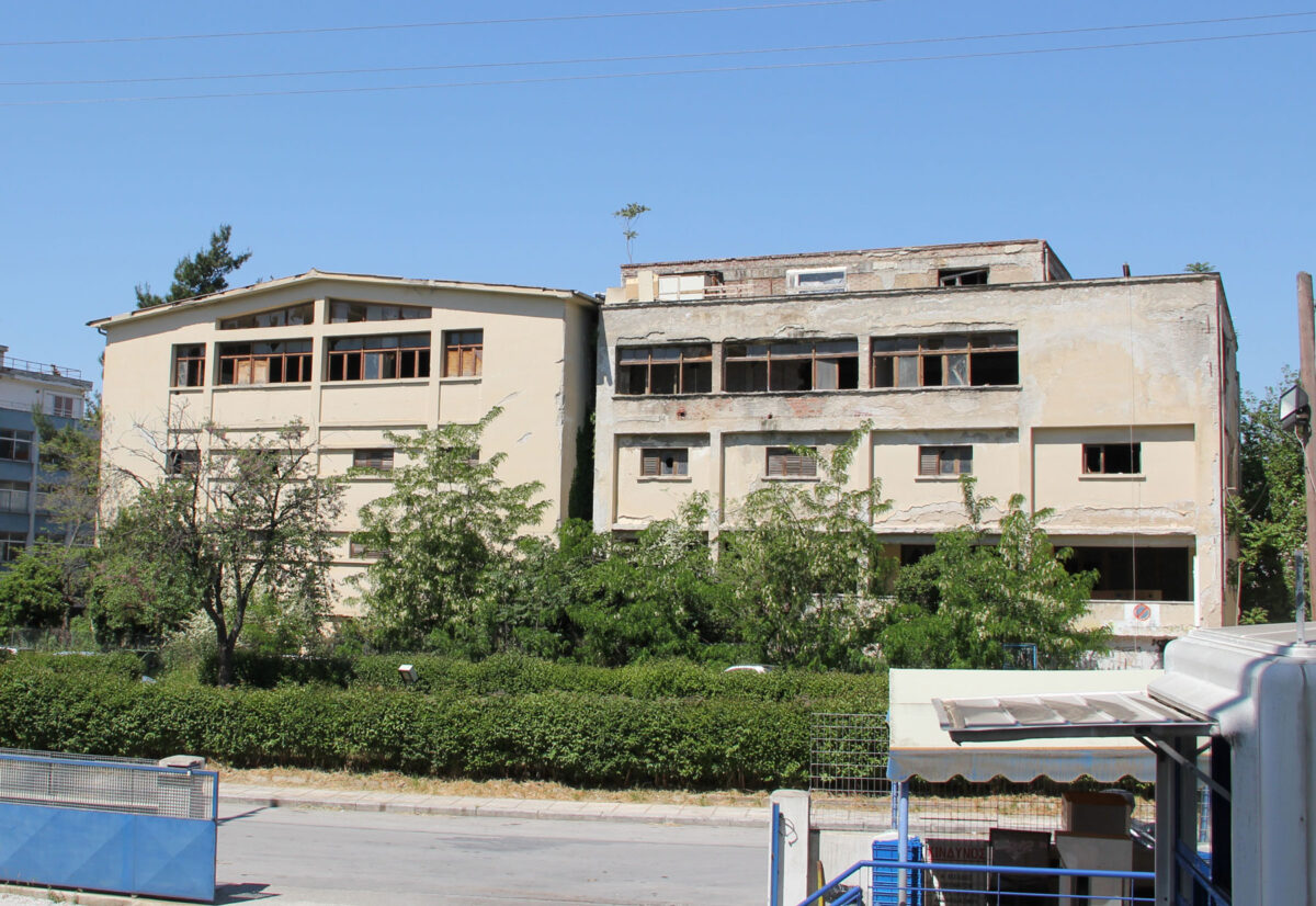 International Tobacco Warehouse (1959), 19 Spartis Str (Terpsithea district- P. Melas Municipality-West Thessaloniki). Image: AMNA/ S. Gouvousi-Sp. Tavlikos