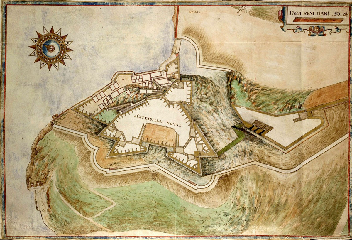 Design of the New Fortress by F. Vitteli (image: MOCAS).