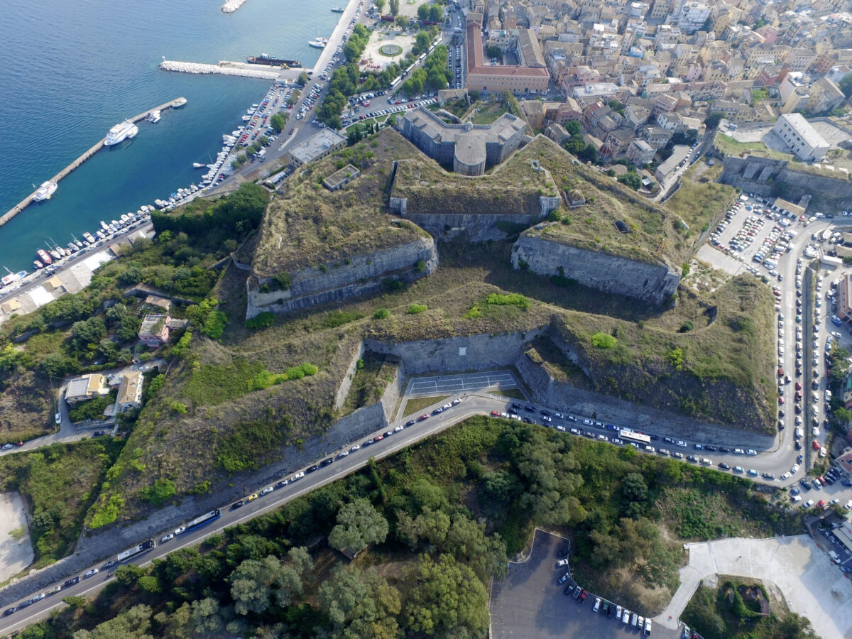 The New Fortress of Corfu from the northwest (image: MOCAS).