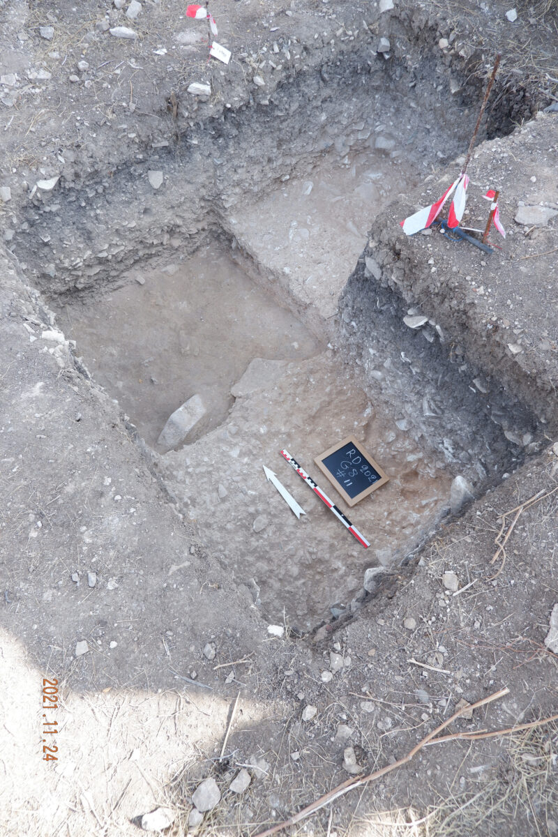 Completion of investigations at the Epipalaeolithic site.