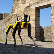 SPOT, a quadruped robot to Protect Pompeii