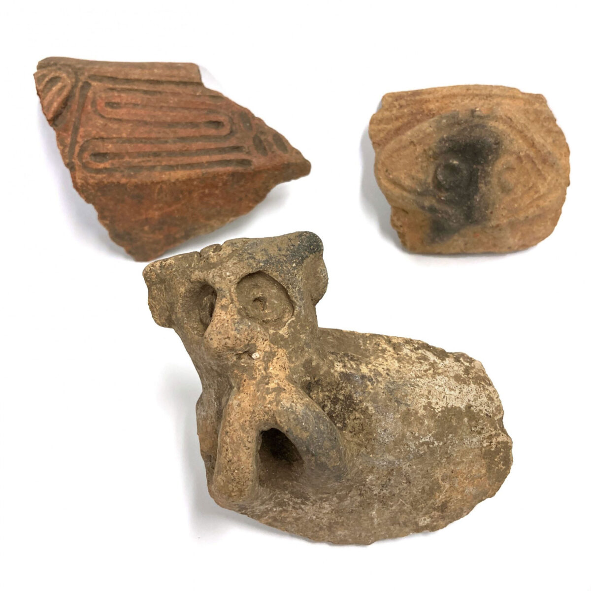 Indigenous Caribbean islanders developed elaborate and ornate pottery styles that varied across time and between cultures. Photo by Lindsay Bloch.