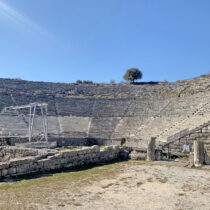 The restored part of the ancient theatre of Dodona opened to the public