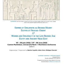 Symposium on Women and Diplomacy in the Late Bronze Age to start in Paris