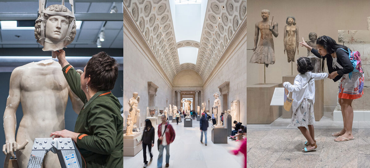 The Metropolitan Museum of Art collects, studies, conserves, and presents significant works of art across all times and cultures in order to connect people to creativity, knowledge, and ideas.