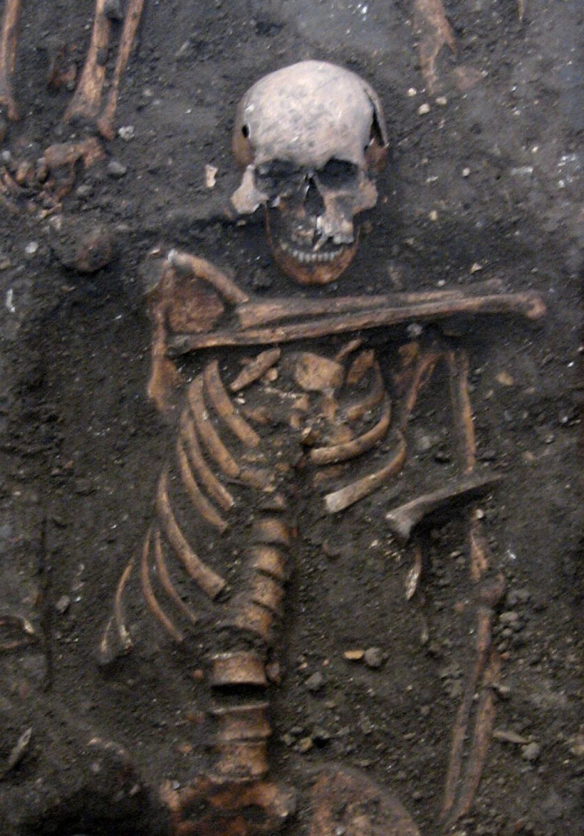 The 14th century adult male from a medieval Cambridge charitable hospital.