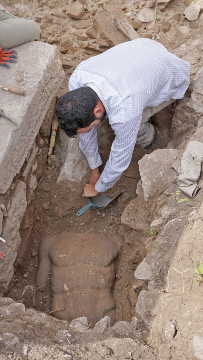 View of the 2022 excavation at Philippi. Image credit: MOCAS.
