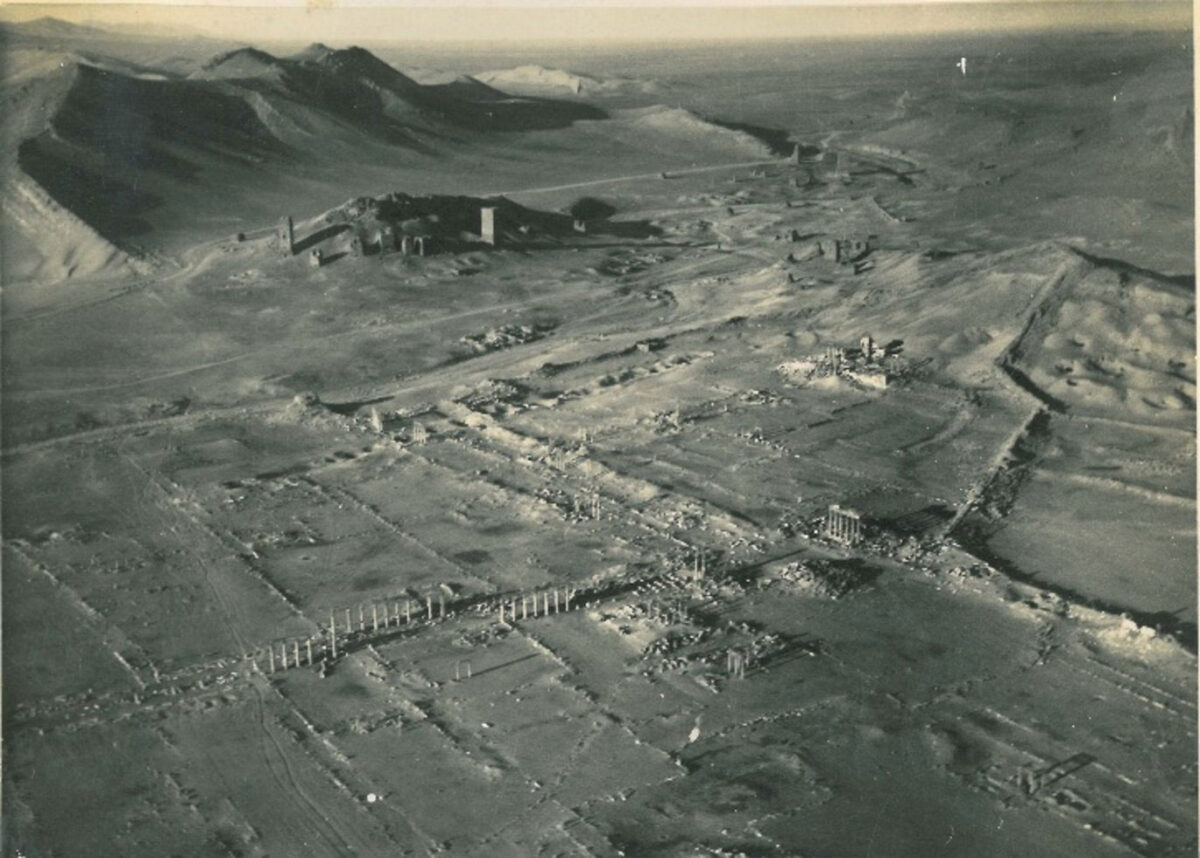 Palmyra and its immediate surroundings, 1920’s. © Rubina Raja and Palmyra Portrait Project.