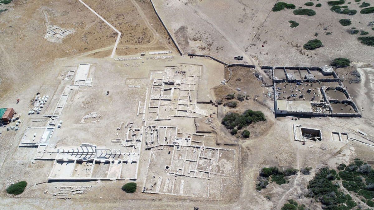 1.	View of the excavation at the site Mandra of Despotiko (Image source: MOCAS)