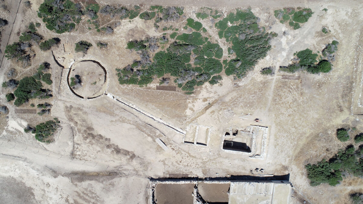 View of the excavation at the Mandra of Despotiko (photo source: MOCAS) 