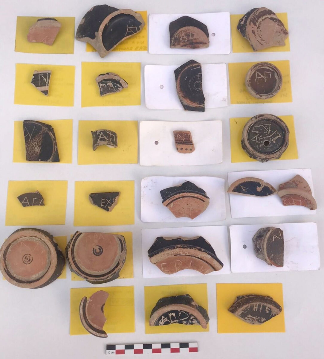 Findings from the excavations at the Mandra of Despotiko (photo source: MOCAS).