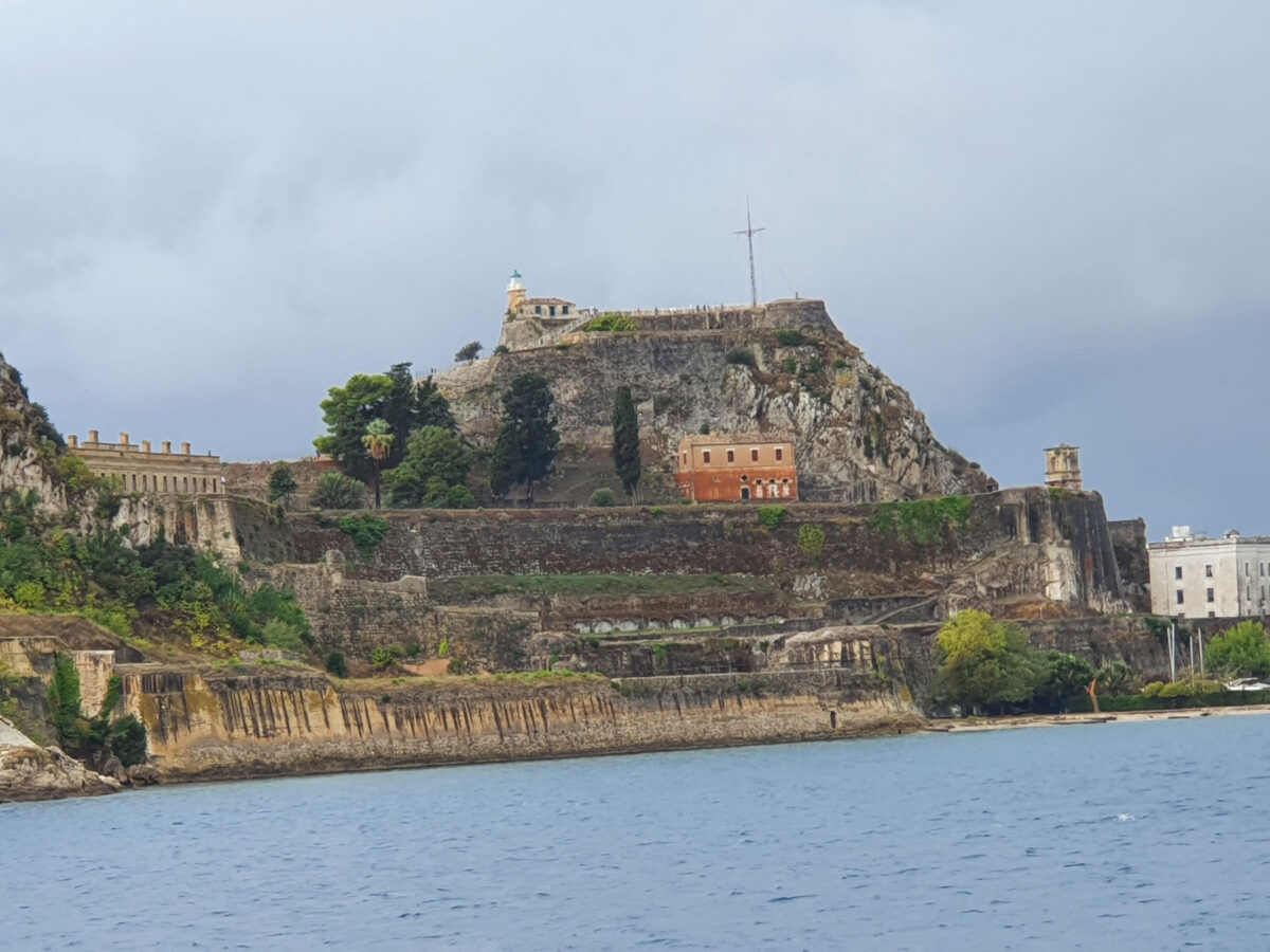 At the Old Fortress of Corfu. Image source : AMNA 