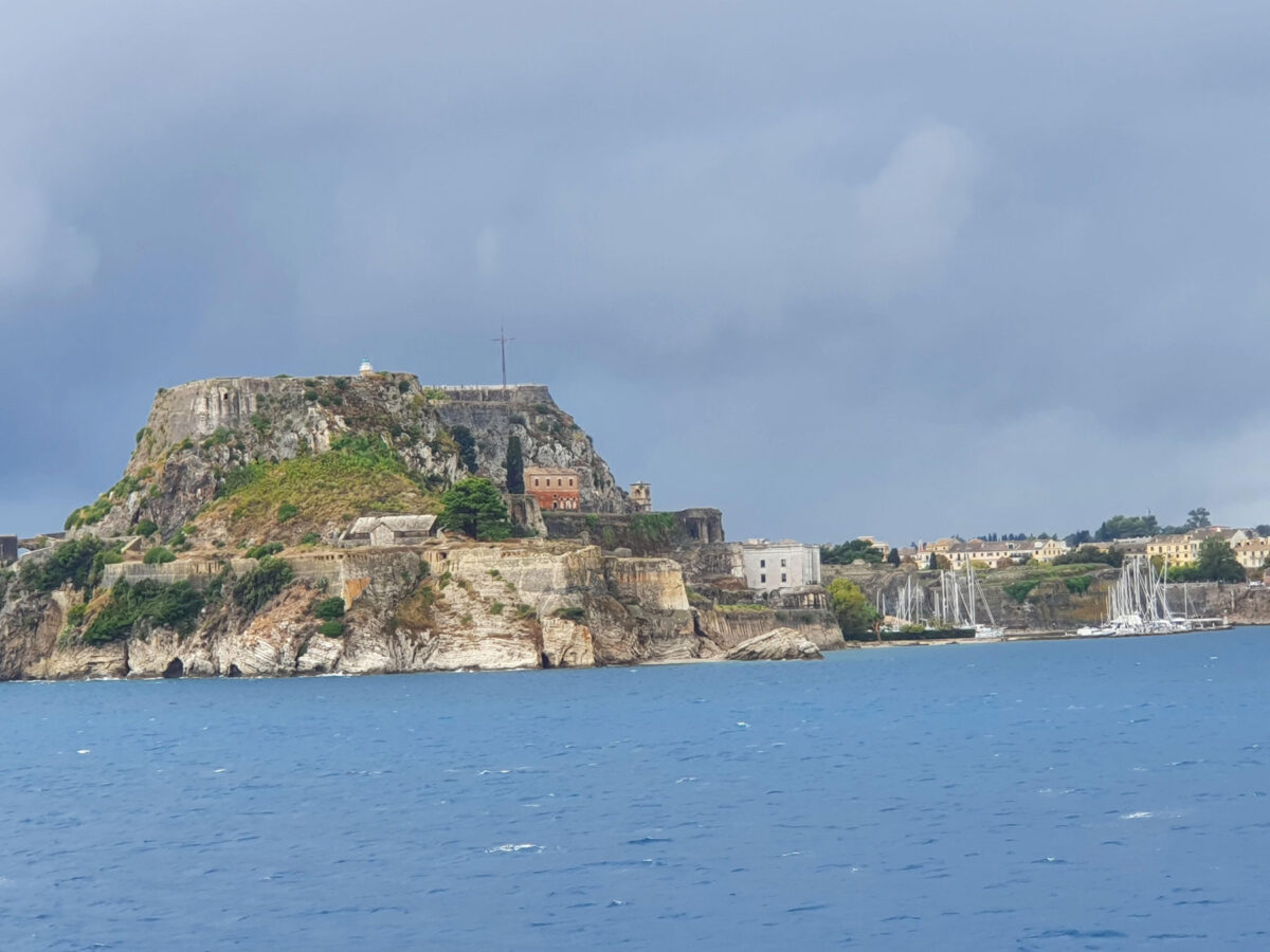 At the Old Fortress of Corfu. Image source : AMNA 
