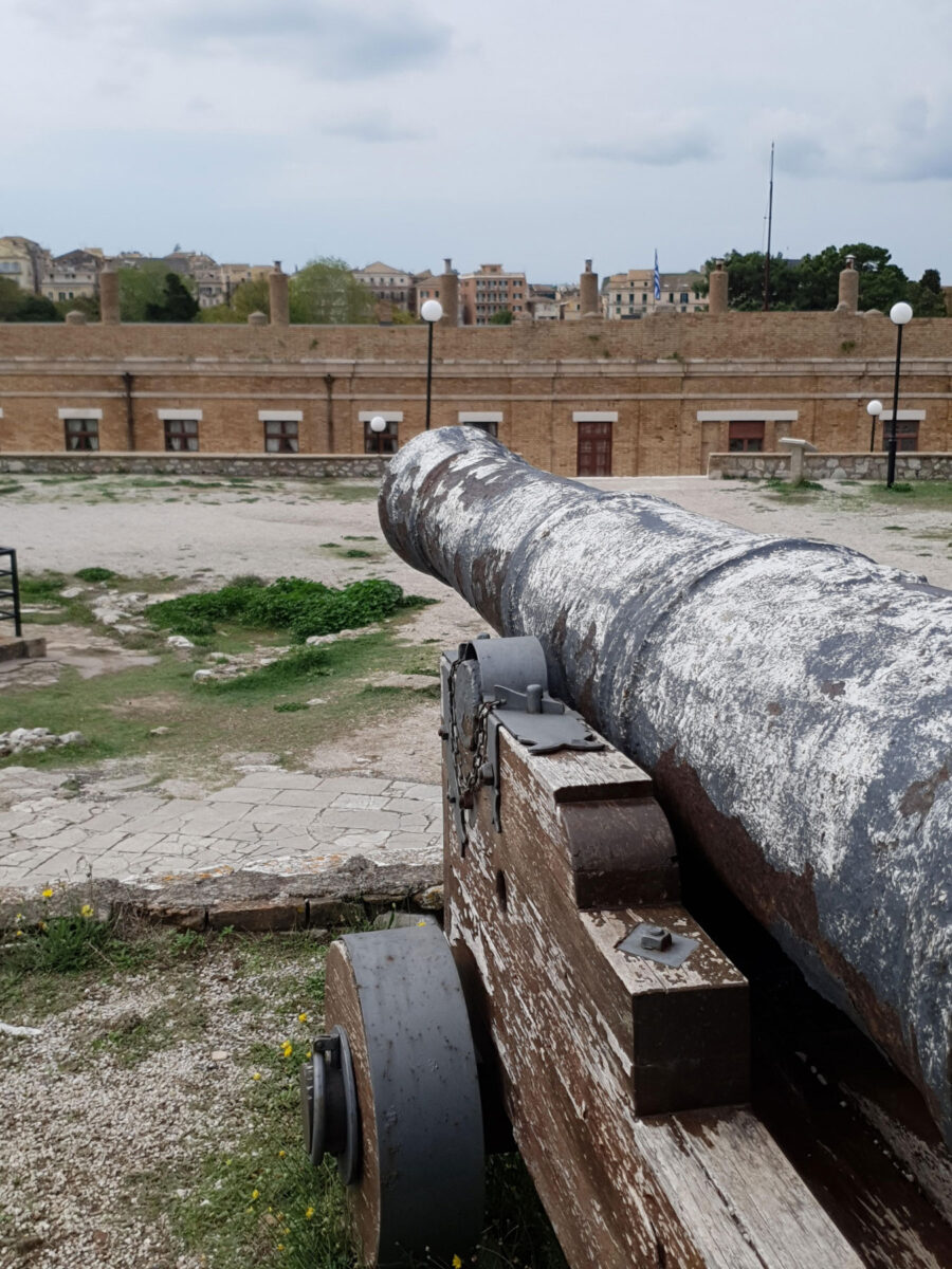 At the Old Fortress of Corfu. Image source : AMNA 