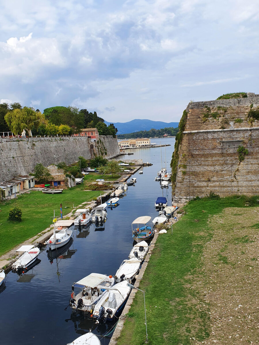 At the Old Fortress of Corfu. Image source : AMNA 