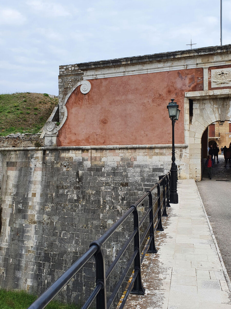 At the Old Fortress of Corfu. Image source : AMNA 