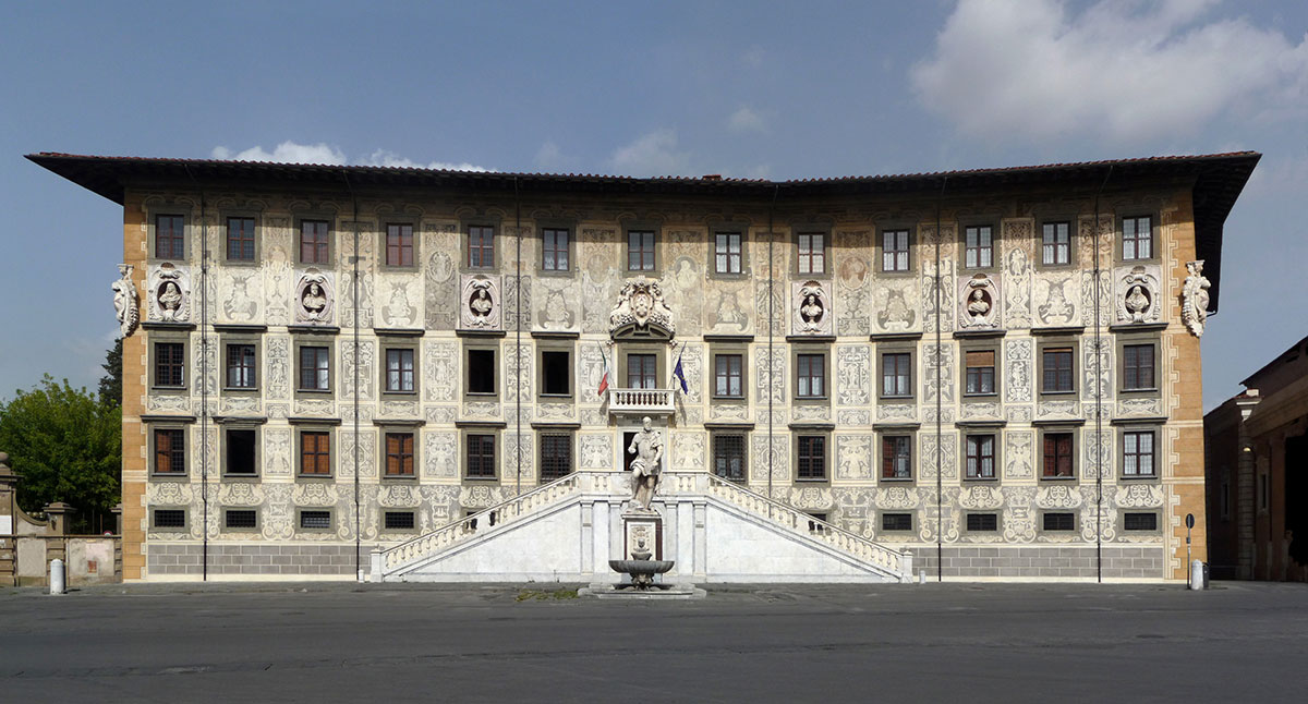 Palazzo della Carovana (also Palazzo dei Cavalieri) is a palace in Knights' Square, Pisa, Italy, presently housing the main building of the Scuola Normale Superiore di Pisa.
