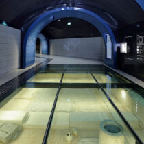 Both a Metro station and Antiquities in Piraeus