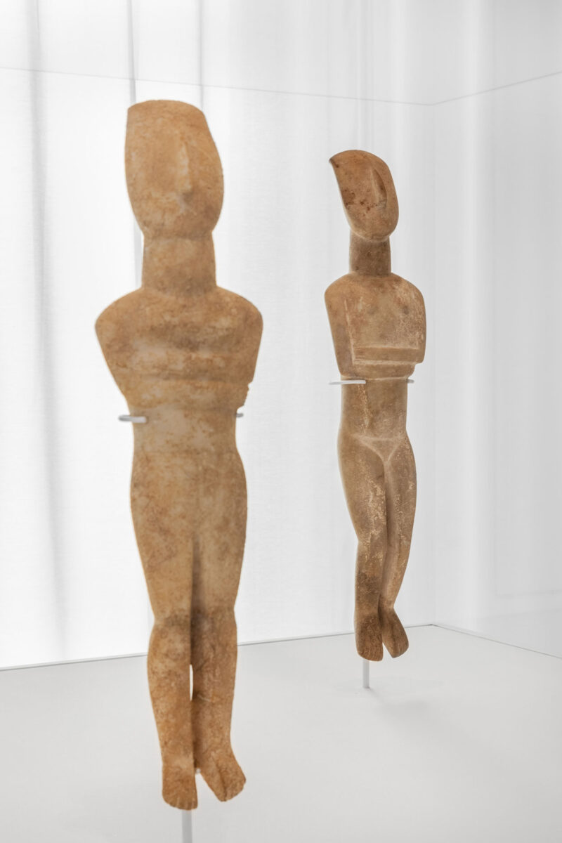 View of the exhibition. Image: Paris Tavitian © Museum of Cycladic Art 