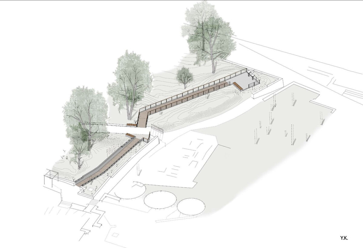 Knossos: New route for the disabled from the West Court to the Theatre (image: MOCAS)  