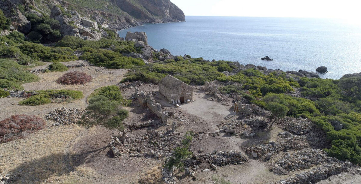 Byzantine church of Panaghia on the coast of Lissos. Image: MOCAS