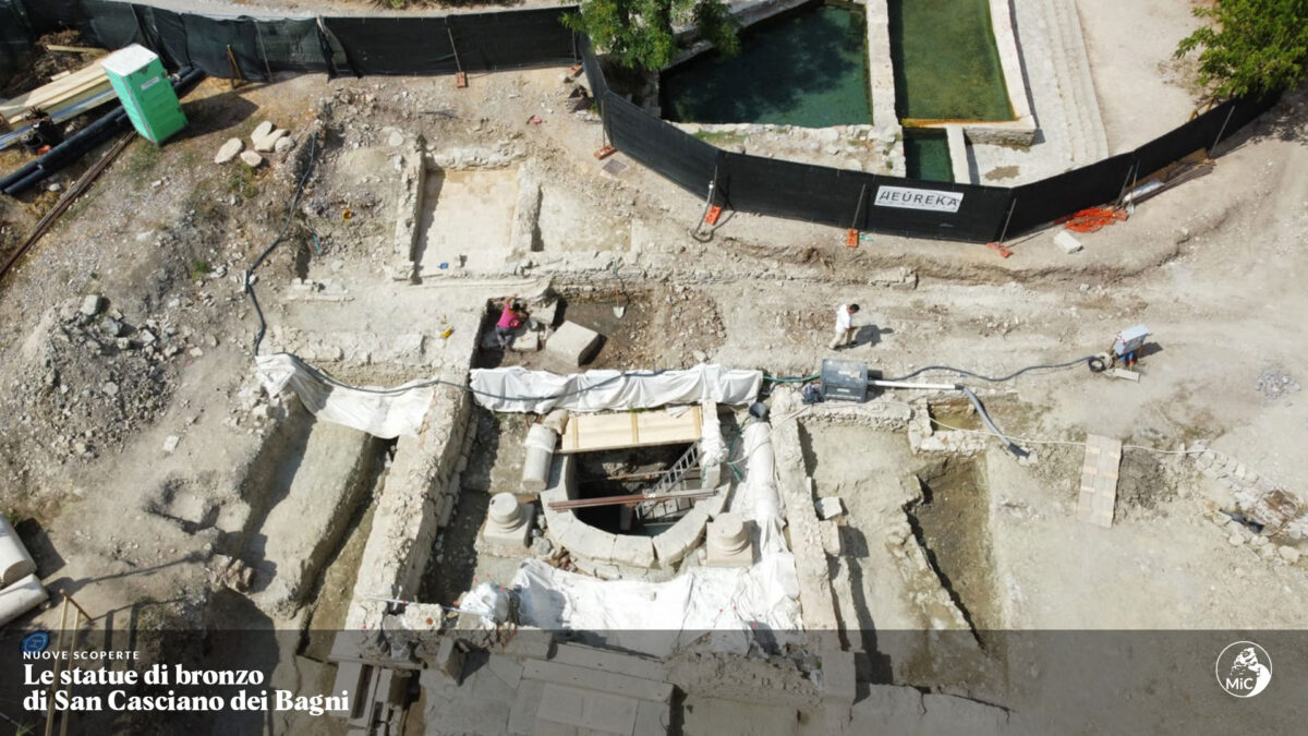 View of the excavations at San Casciano dei Bagni. Credit : Ministero della Cultura