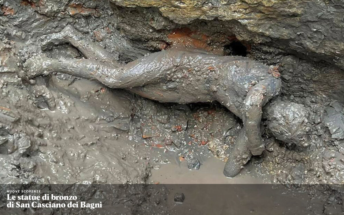 Large group of bronze statues found in Italy
