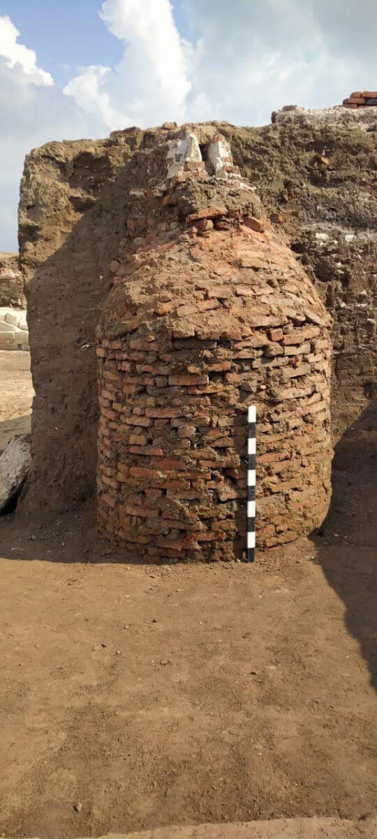 Finds from the excavations. 