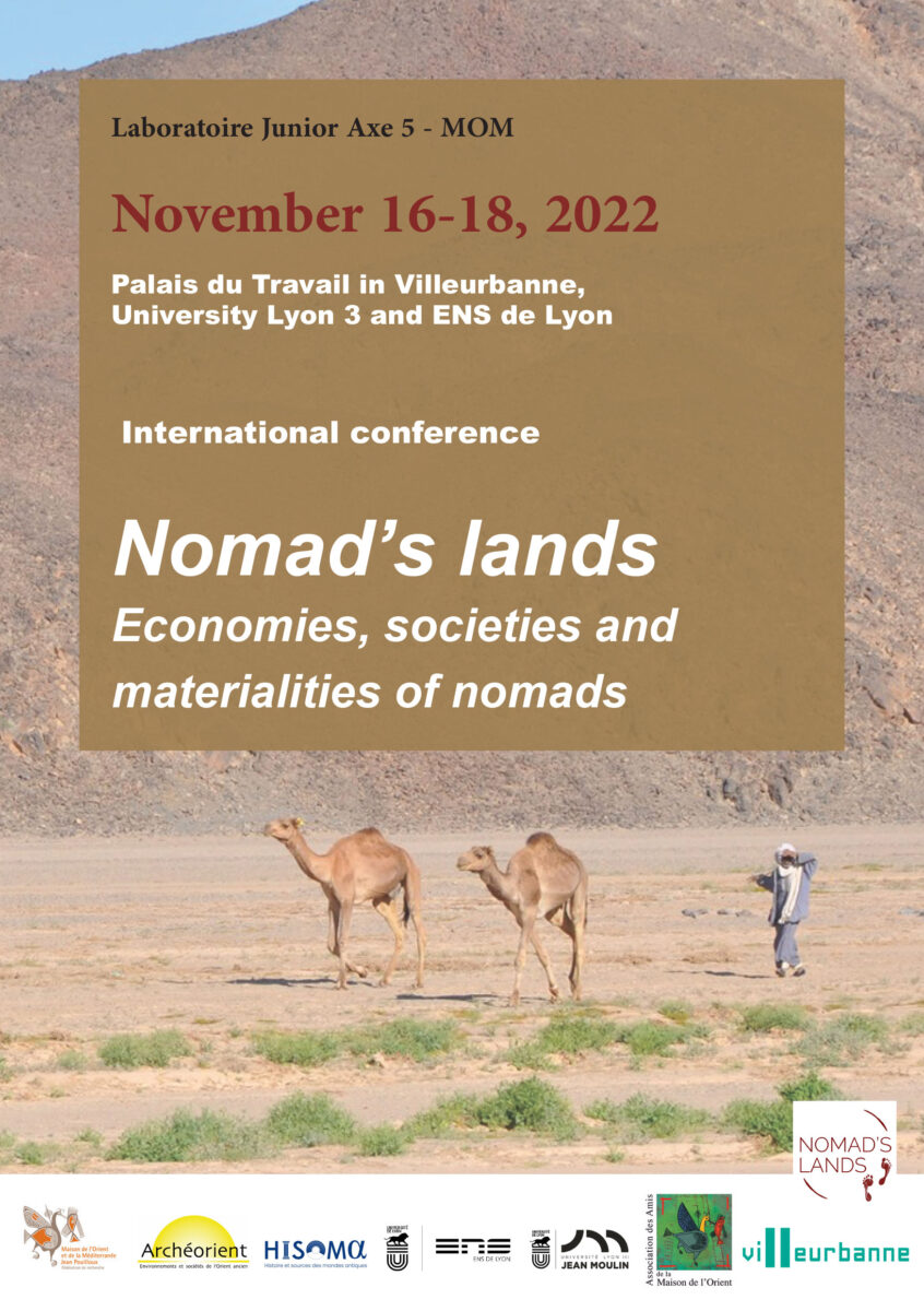 Nomad’s Lands, économies, sociétés et matérialités des nomades