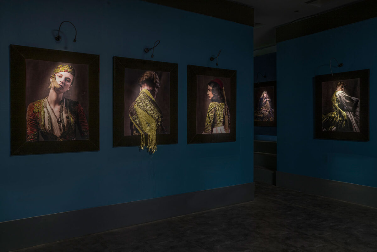 View of the exhibition “Raiment of the Soul” in the Temporary Exhibition Gallery at the Acropolis Museum.