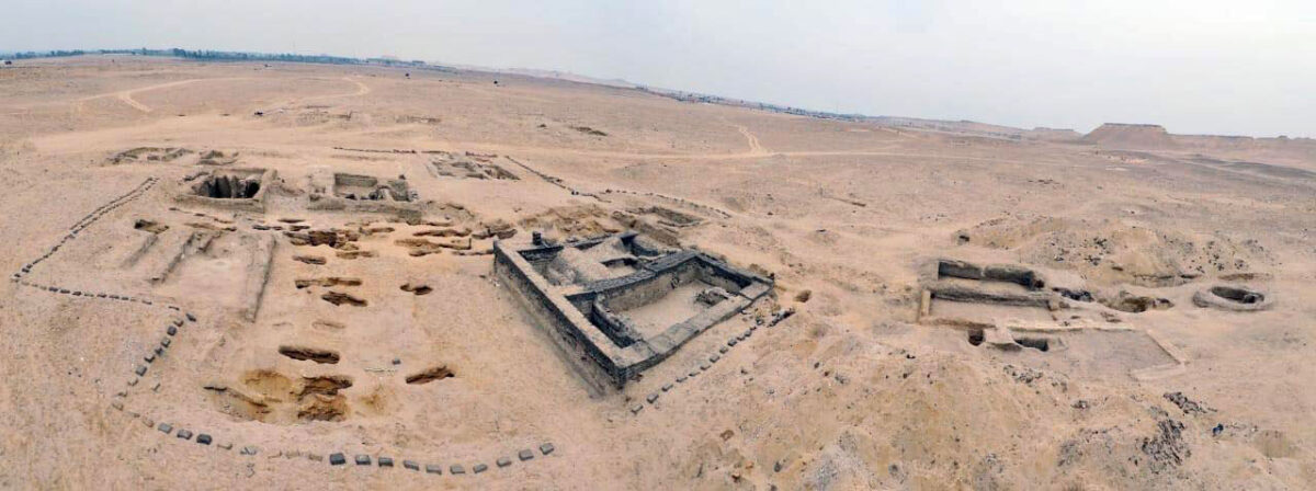 Αchitectural remains at Gerza-Philadelphia.