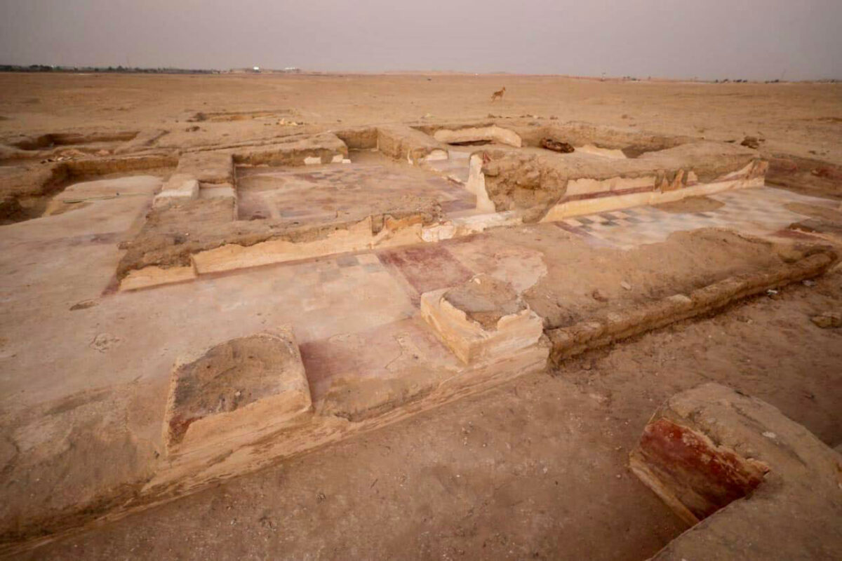 Αchitectural remains at Gerza-Philadelphia.