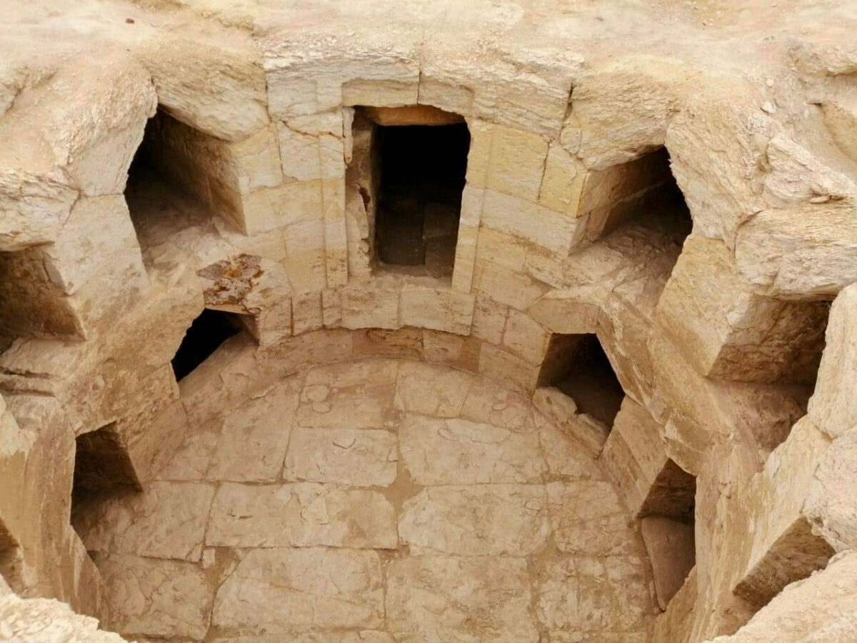 Αchitectural remains at Gerza-Philadelphia.