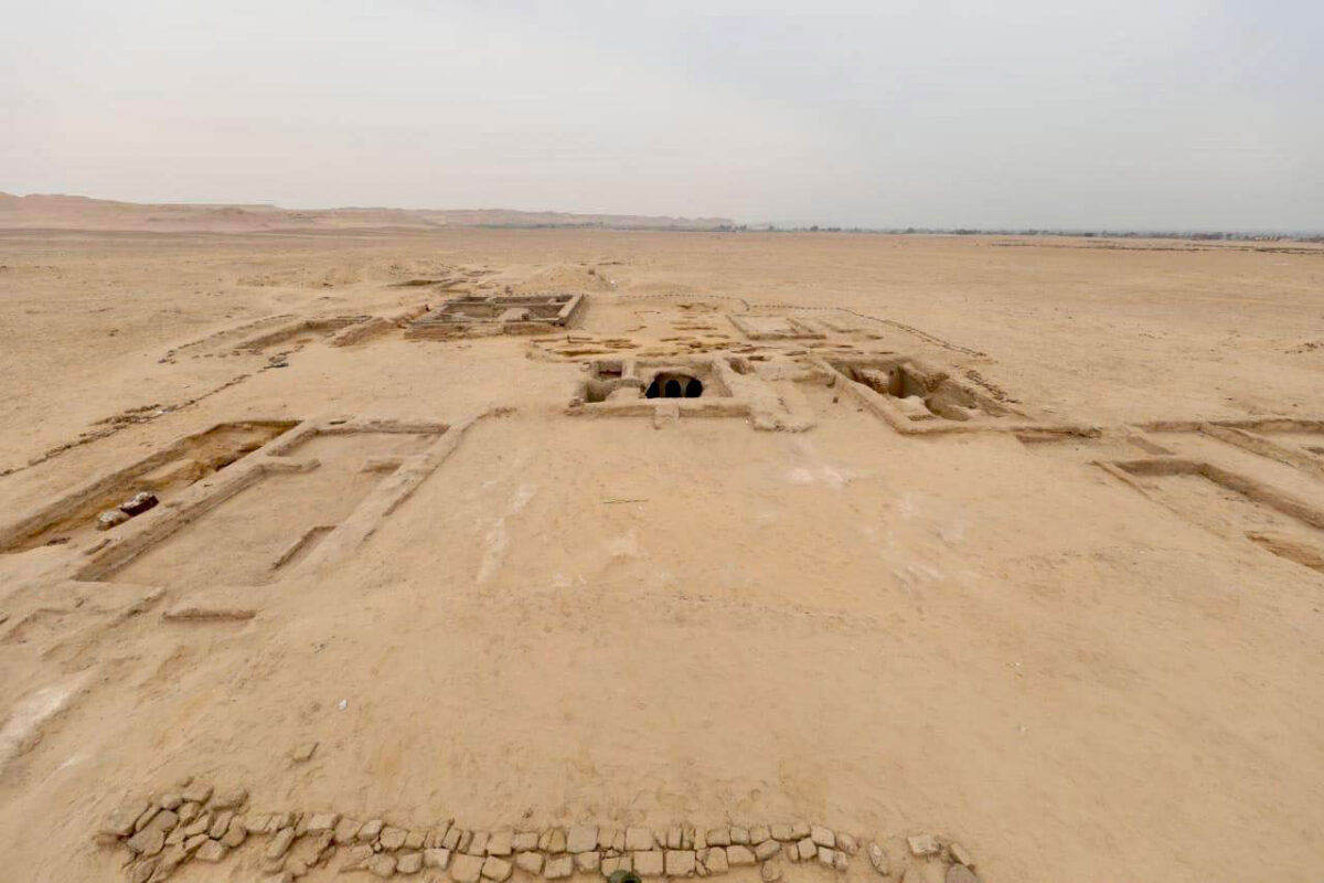 Αchitectural remains at Gerza-Philadelphia.