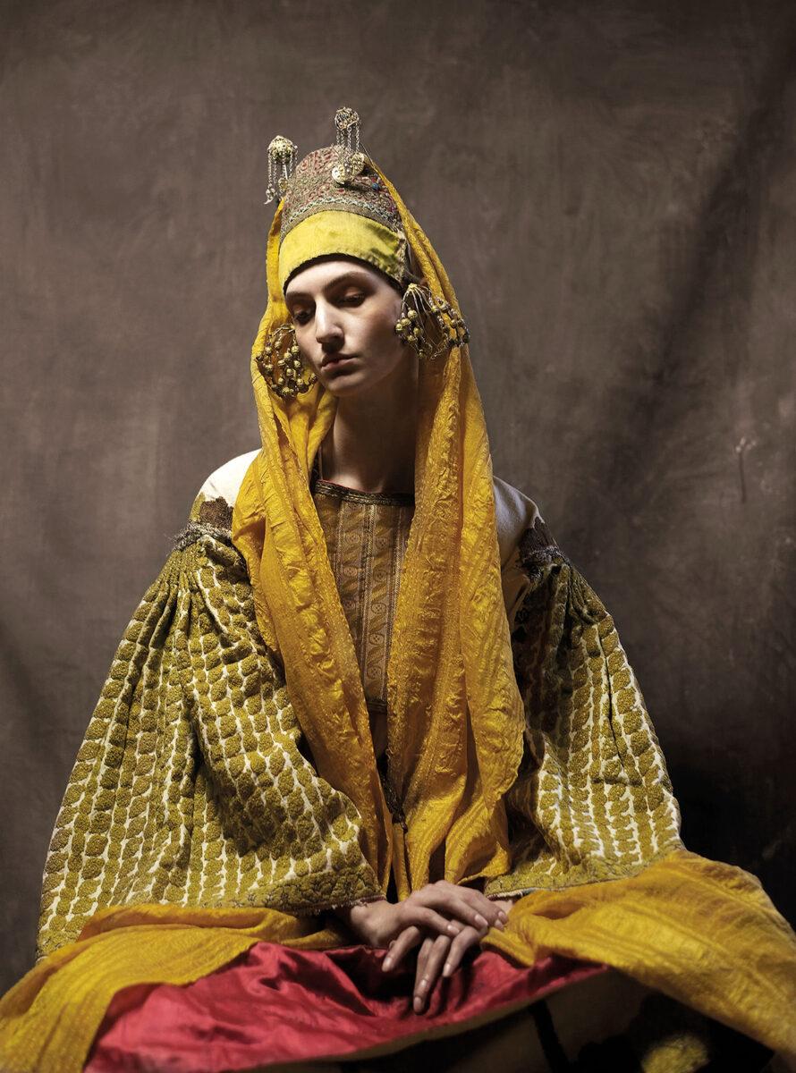 Costume from Nissyros Island, 19thc. National Historical Museum of Greece.