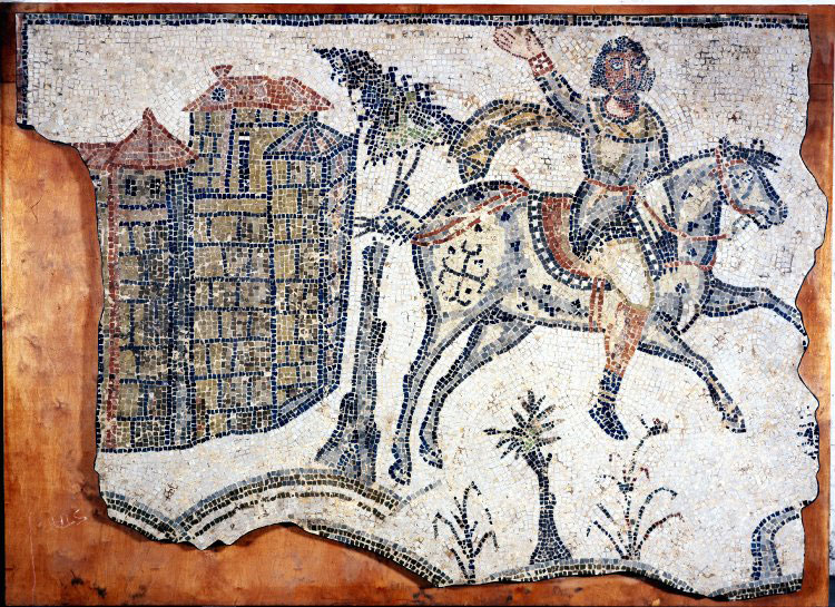 Mosaic pavement from British museum. Excavated at Bordj-Djedid in 1857 (Africa, Tunisia, Carthage). Date: 5th c. (late)-6th c. (early). Culture: Vandal or late Roman.