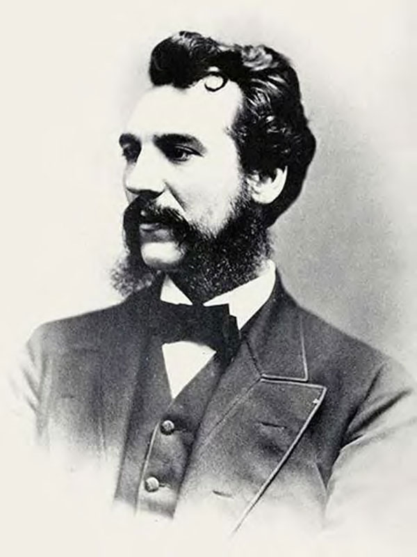 Alexander Graham Bell in 1876 (Courtesy of Smithsonian Institution Archives).