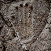 Mysterious hand imprint found next to the City of Jerusalem walls