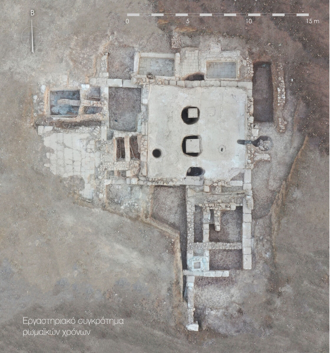 Fig. 1. Systematic archaeological research of ancient Tenea, 2022. Image source: Ministry of Culture and Sports.